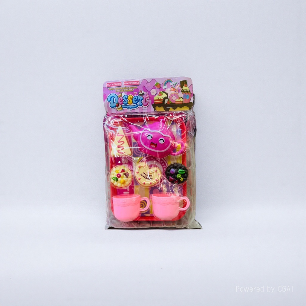 Plants vs. Zombies Dessert Tea Set, Children's toys, Play house, small kitchen toys + kitchenware toys Application Scenario