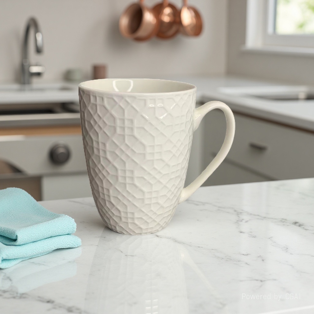White Christmas Nordic ceramic cup, insulated cup, ceramic cup Application Scenario