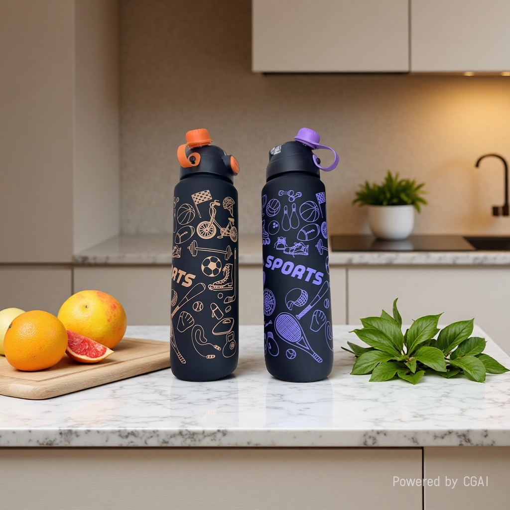 运动水壶实物图