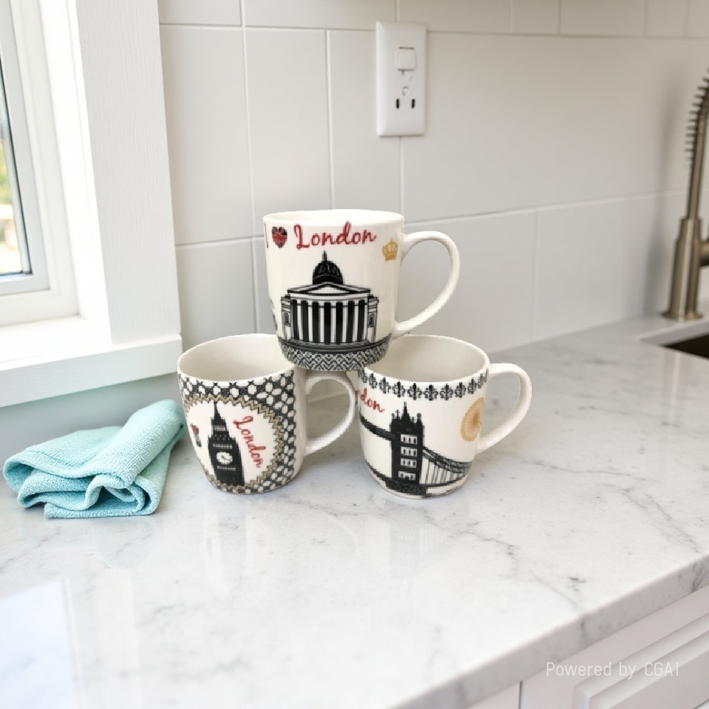 Mugs, ceramic cups, solid-color, simple household cups for export Specification image