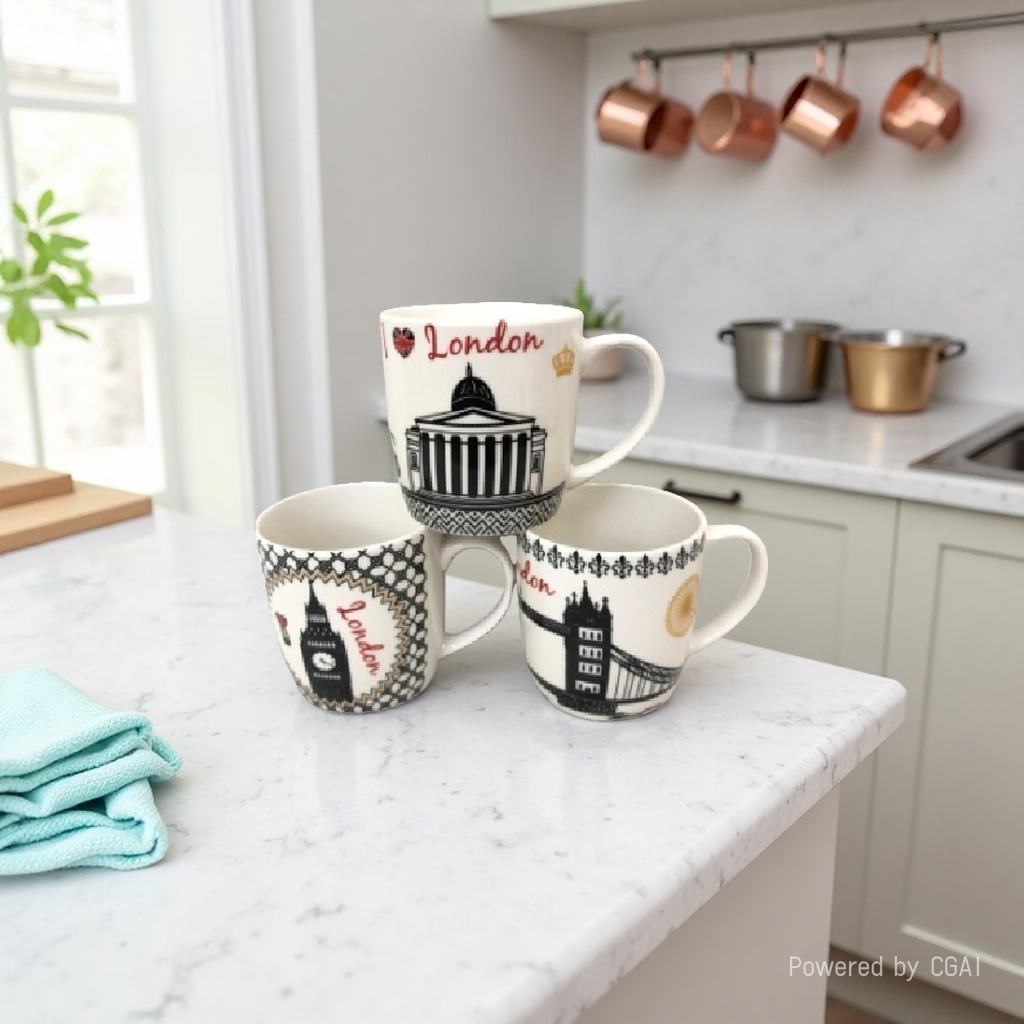 Mugs, ceramic cups, solid-color, simple household cups for export Application Scenario