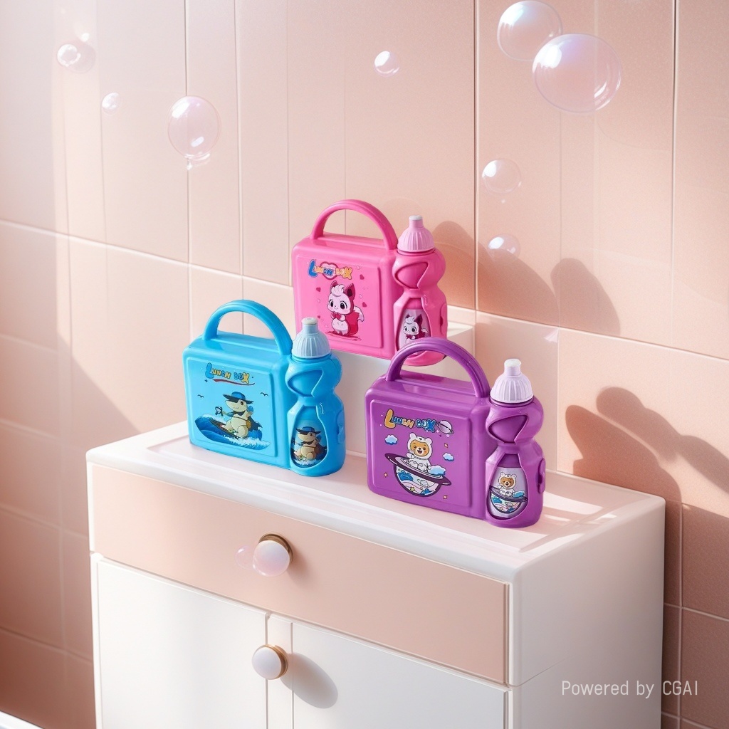 The cartoon design of the daily necessities children's plastic water cup, water bottle and drinking cup is cute Specification image