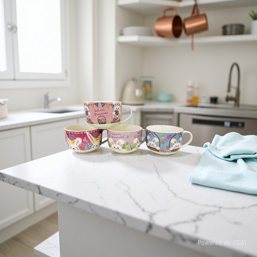 Ceramic cups, printed coffee cups, custom-made samples for export Application Scenario