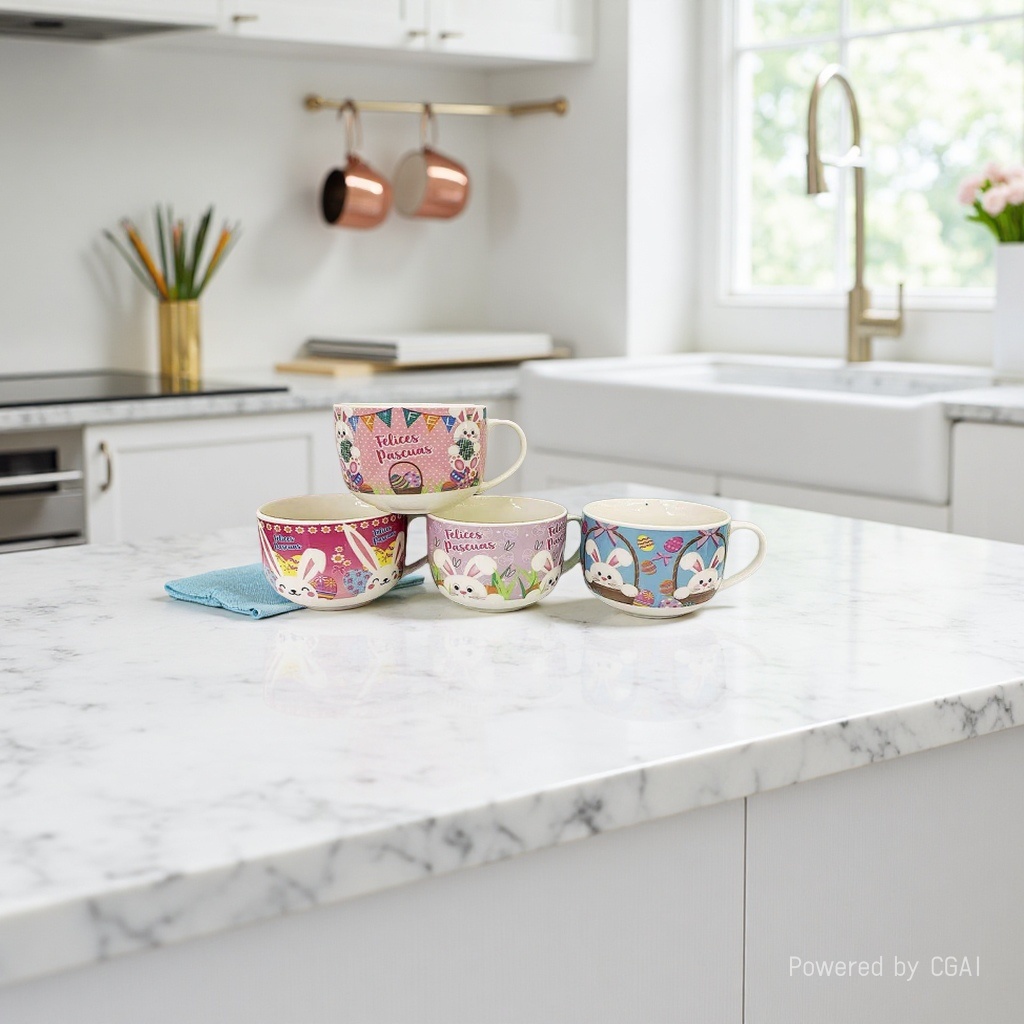 Ceramic cups, printed coffee cups, custom-made samples for export details Picture