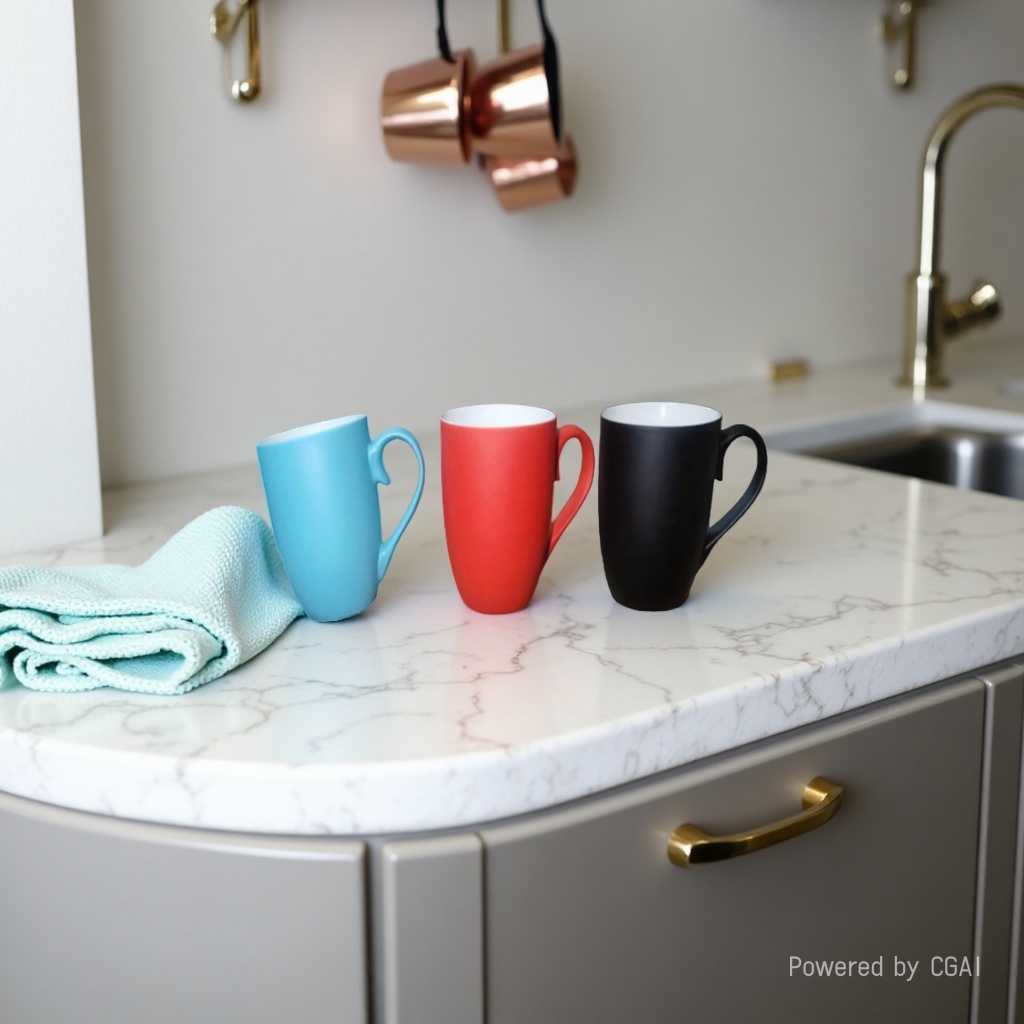 Mugs, ceramic cups, household cups, solid color, simple tea cups, export for foreign trade, customized for household use based on samples Application Scenario