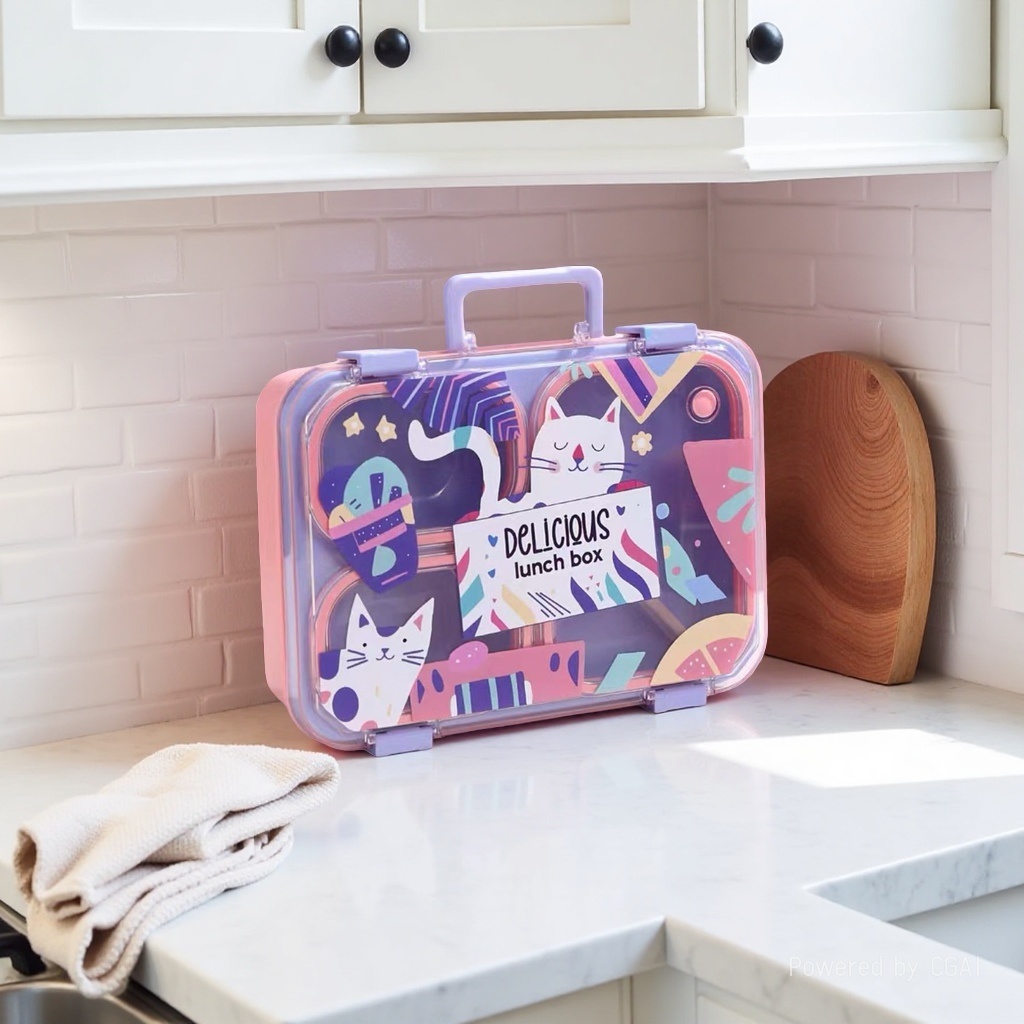 Daily necessities bento boxes, lunch boxes, electric lunch boxes, lunch boxes, fresh-keeping boxes, plastic sealed lunch boxes, student lunch boxes Specification image