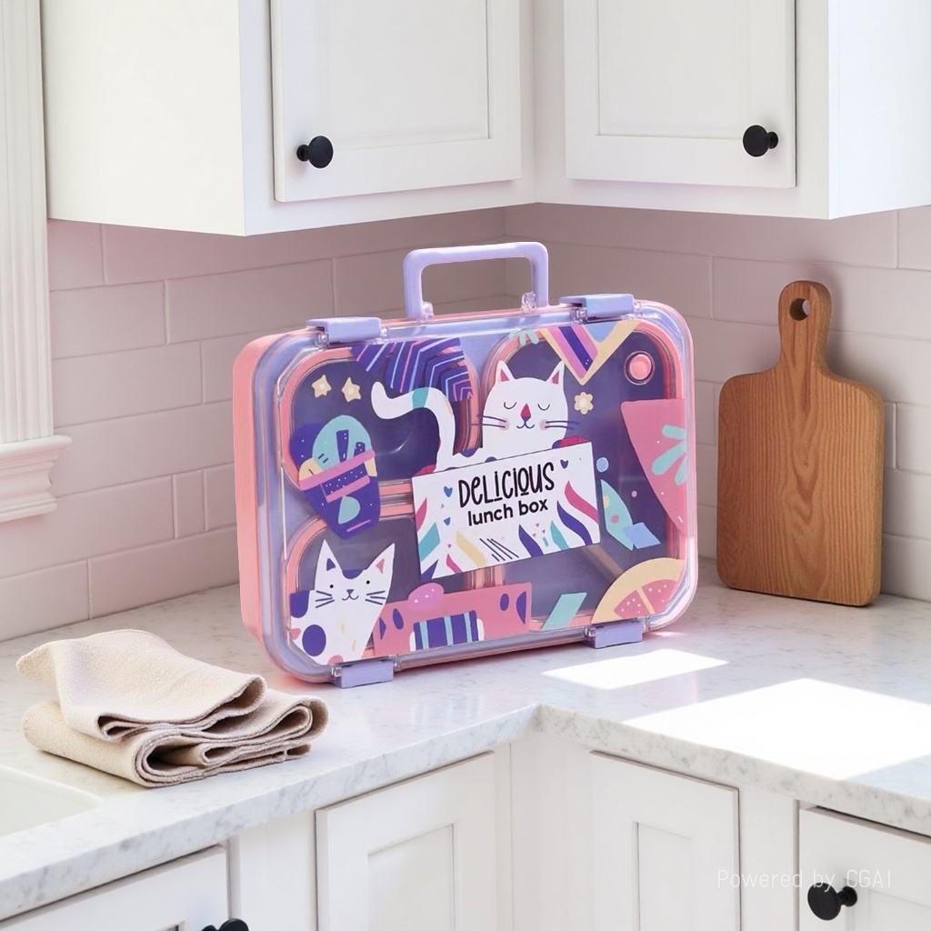 Daily necessities bento boxes, lunch boxes, electric lunch boxes, lunch boxes, fresh-keeping boxes, plastic sealed lunch boxes, student lunch boxes details Picture