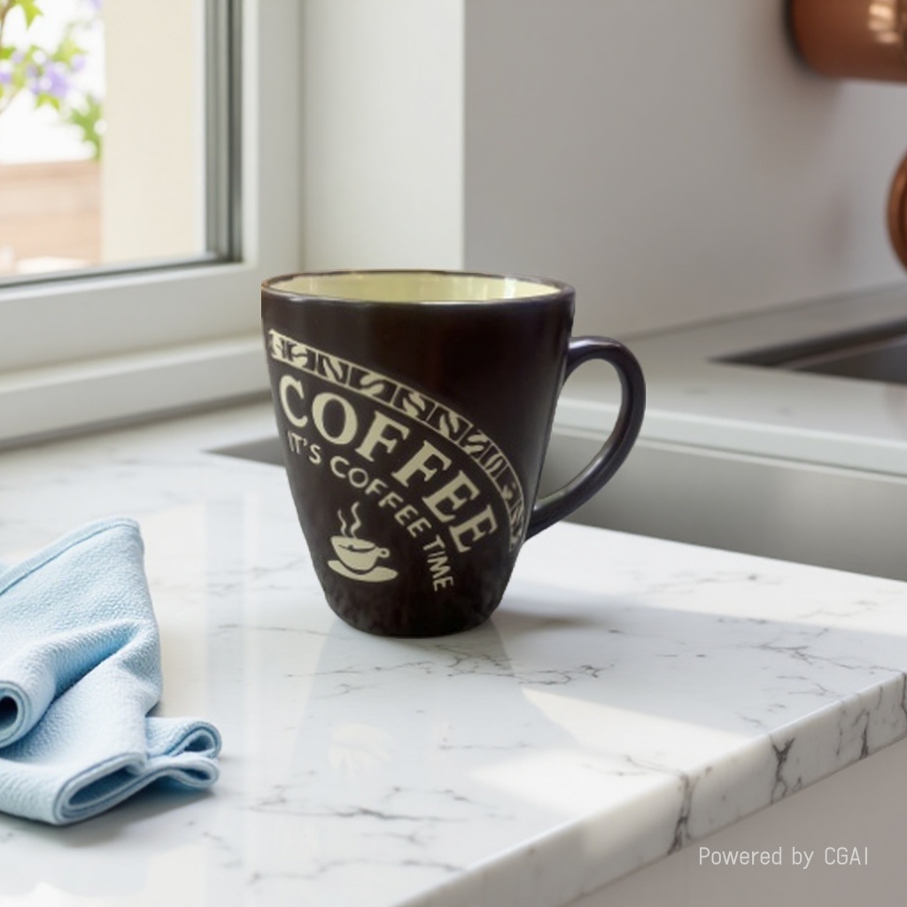 Printed coffee cup, home cup, solid color, simple and simple, supports customization Application Scenario
