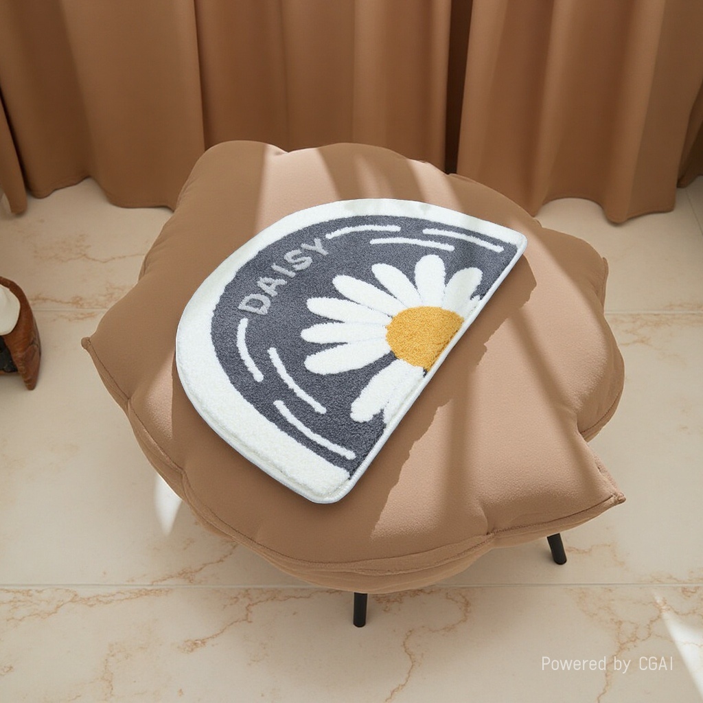Plush patchwork floor mat, silk ring bottom mat, absorbent floor mat, entrance door floor mat Application Scenario