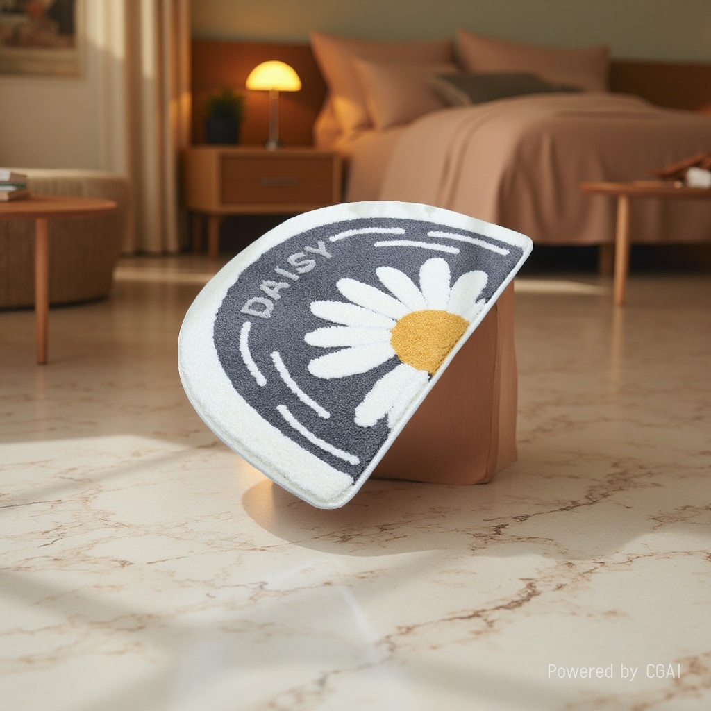 Plush patchwork floor mat, silk ring bottom mat, absorbent floor mat, entrance door floor mat Specification image