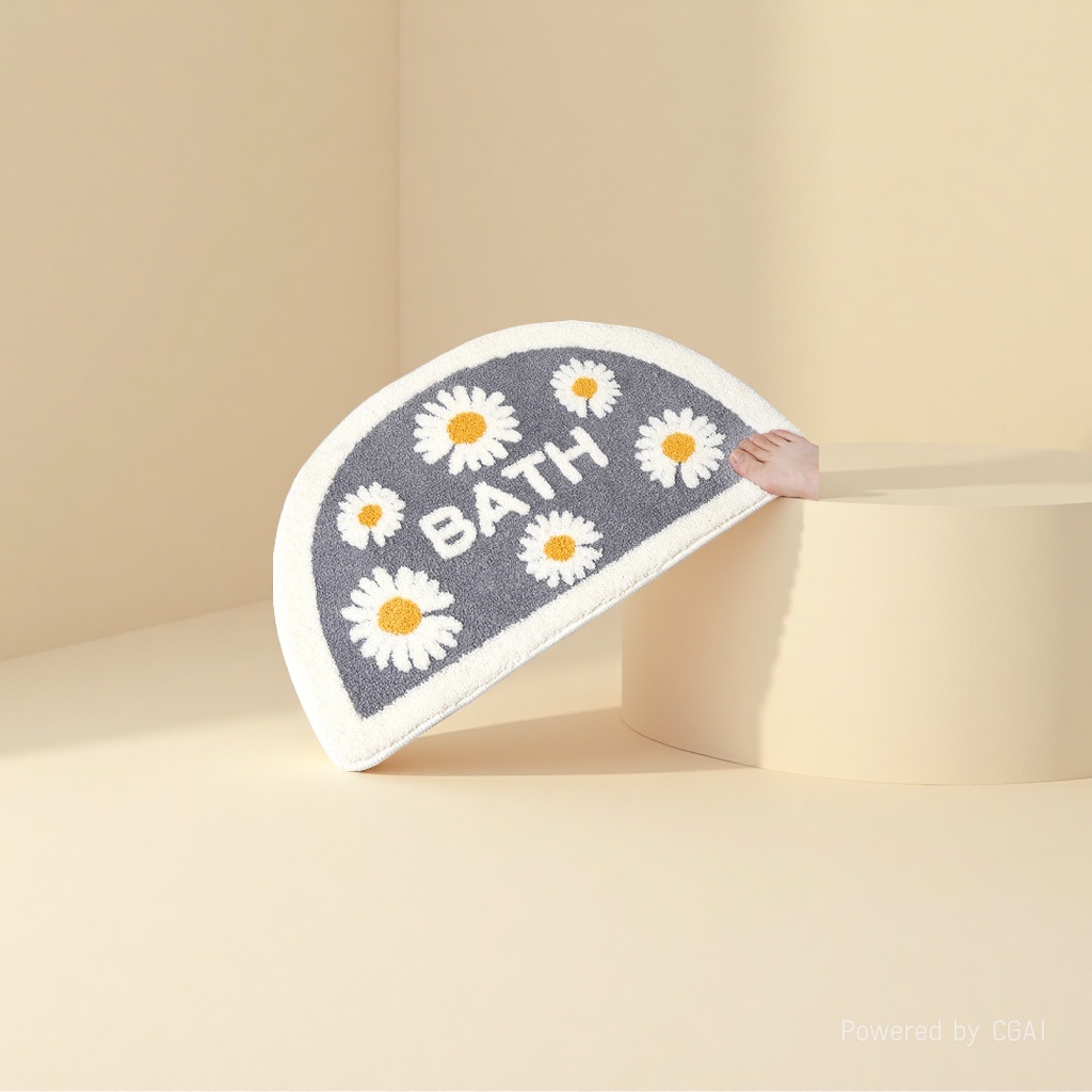 Plush patchwork floor mat, silk ring bottom mat, absorbent floor mat, entrance door floor mat 110010897 Application Scenario
