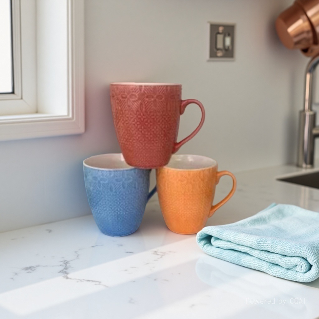 陶瓷杯马克杯家用茶杯纯色杯子支持定制