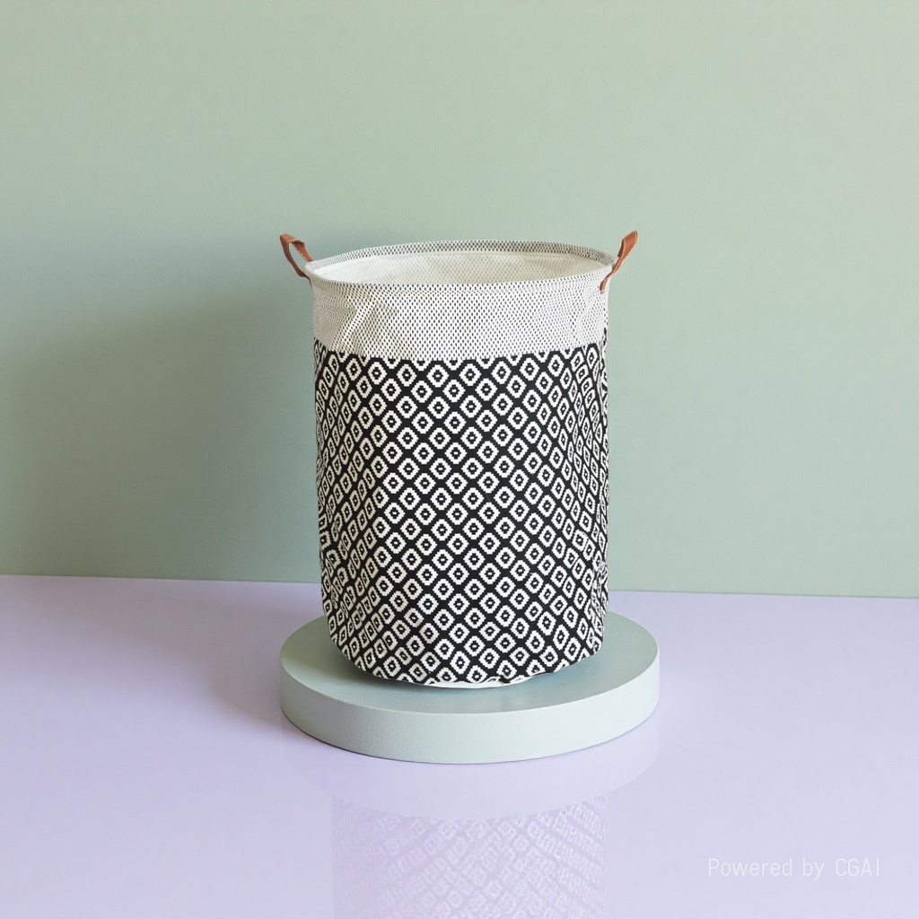 Nordic household fabric cotton and linen dirty clothes basket, large foldable waterproof dirty clothes storage basket, toy basket, storage bucket 134136277 Application Scenario