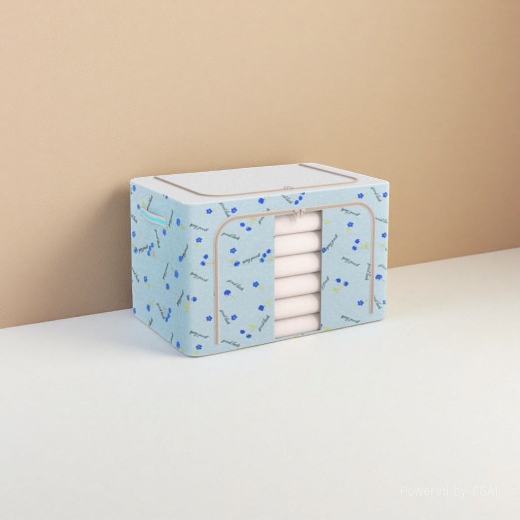 Fabric storage box drawer-type folding storage box, large-capacity dust-proof and breathable fabric storage box drawer-type folding details Picture