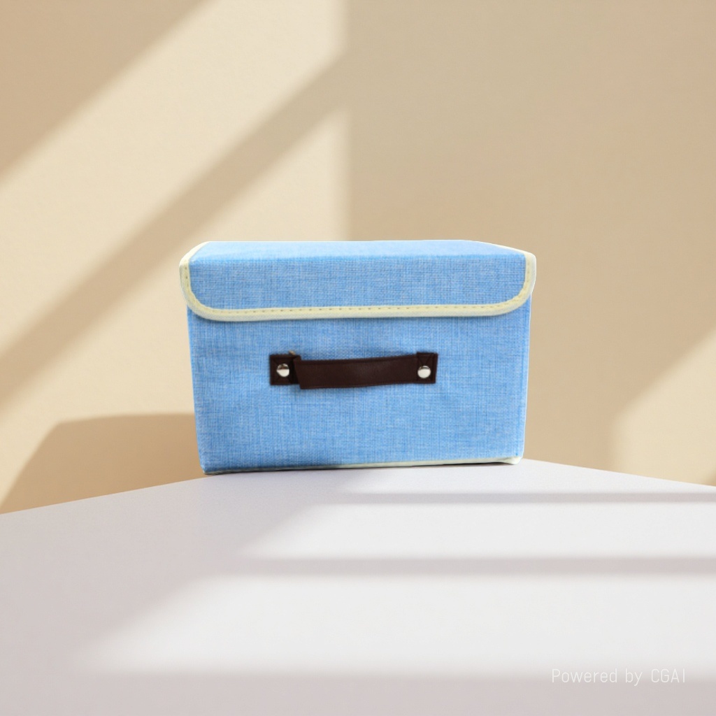 Fabric folding storage box, foldable clothes, sundries, dust-proof storage box, storage supplies, desktop storage box, storage box Specification image