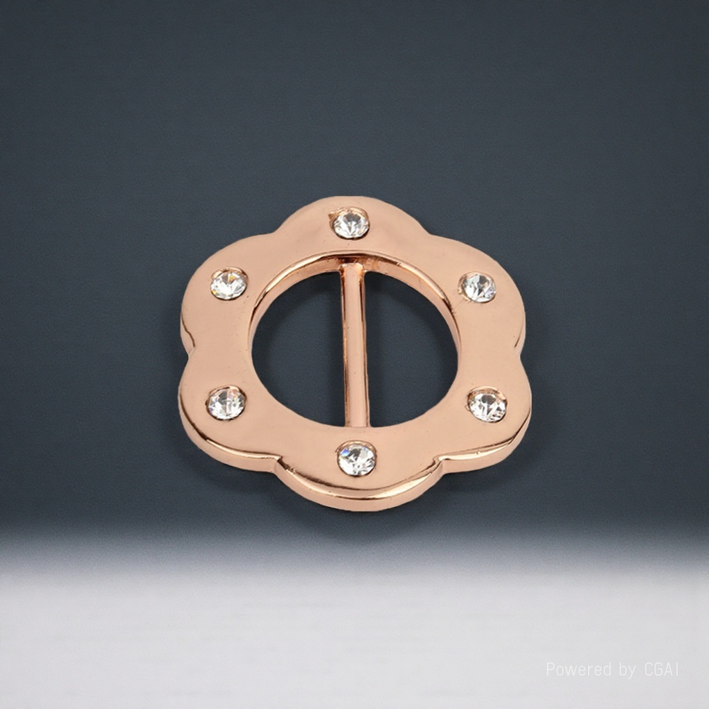 Zinc alloy metal belt buckle, iron wire buckle belt, 18cm, rust-proof and durable Specification image