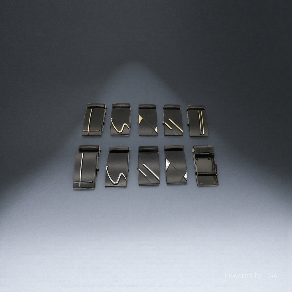 Black metal belt buckle, zinc alloy iron wire buckle, leather head, anti-rust and durable new style Application Scenario