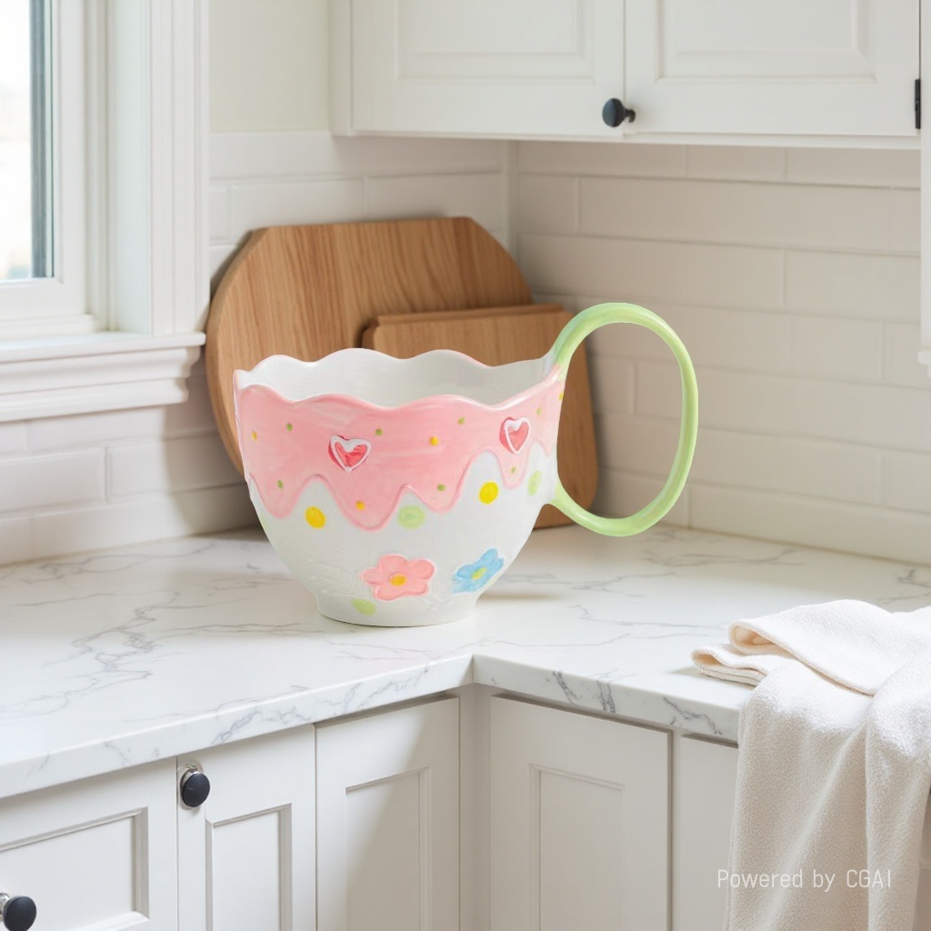 Ceramic cups with simple design, durable and anti-drop for daily use, ceramic water cups, factory direct sales. 162818558