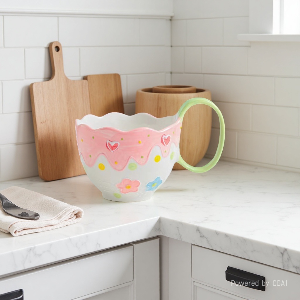 Ceramic cups with simple design, durable and anti-drop for daily use, ceramic water cups, factory direct sales. 162818558 Specification image