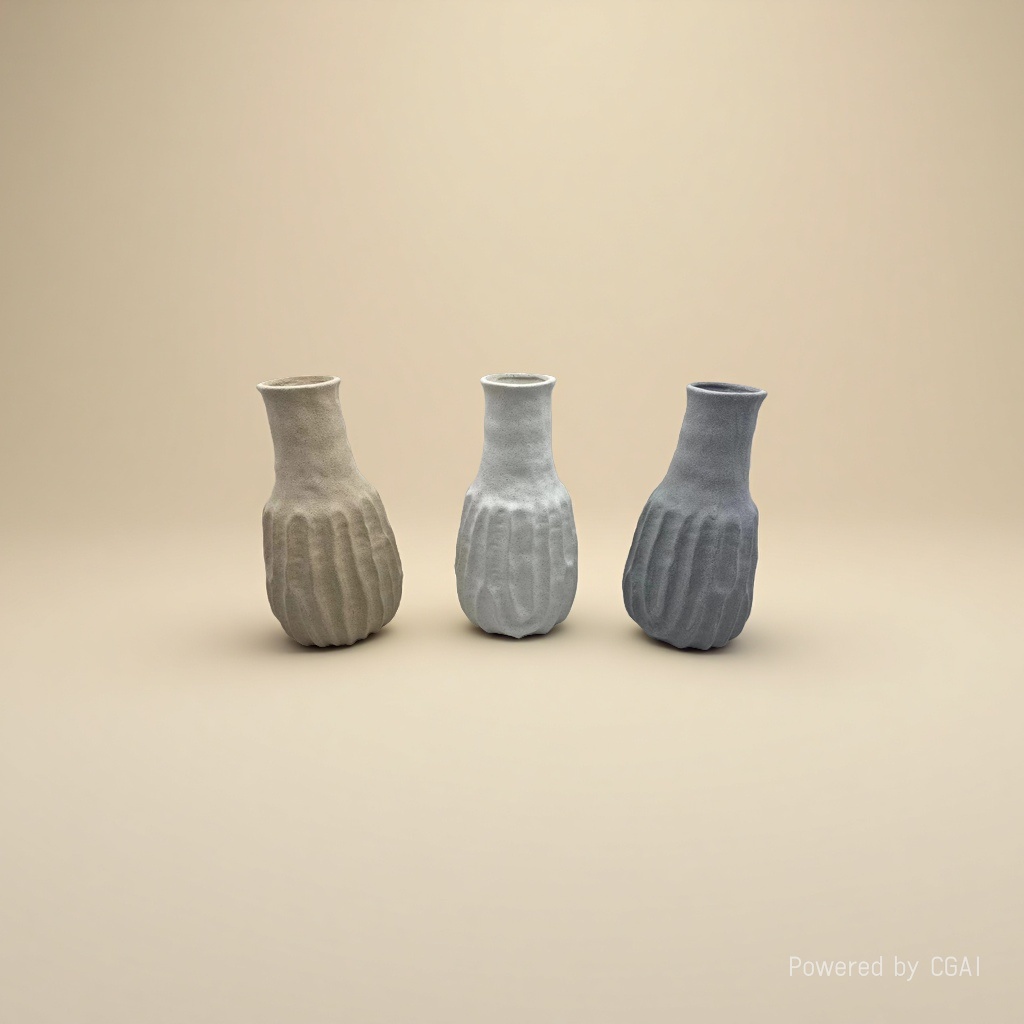 The sand glaze vase, a Nordic plain white artificial flower dried flower ceramic decoration, is a high-end vase container for the living room Application Scenario