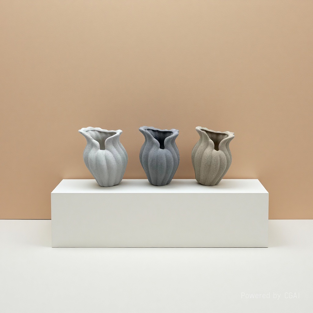 Wabi-sabi style handcrafted sand glaze vase, homestay model room, office, living room, entrance hall, table art flower vase, gift