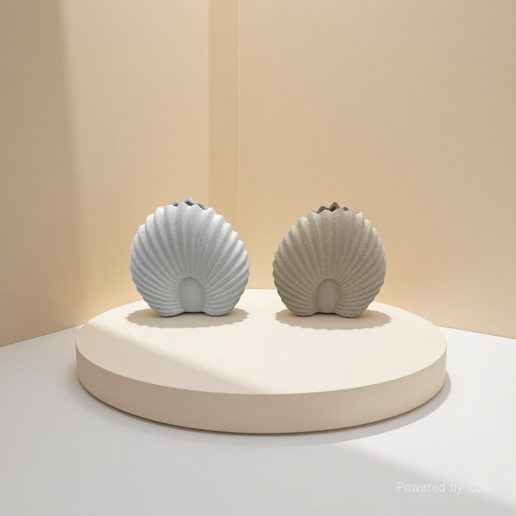 Shell-shaped flowerpots, decorated Roman Columns, spray bottles, folding gardening supplies, sand-glazed vases, large beads for soaking Application Scenario