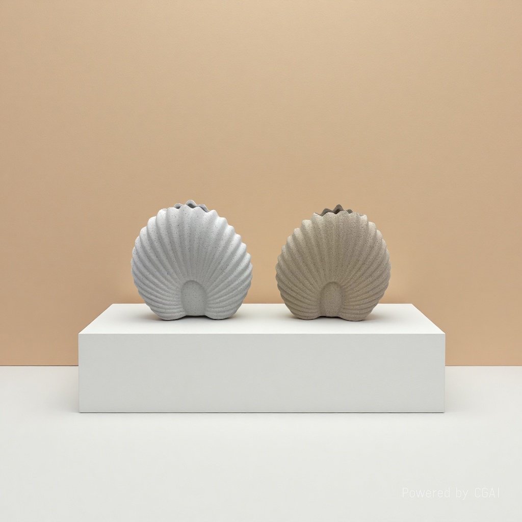 Shell-shaped flowerpots, decorated Roman Columns, spray bottles, folding gardening supplies, sand-glazed vases, large beads for soaking