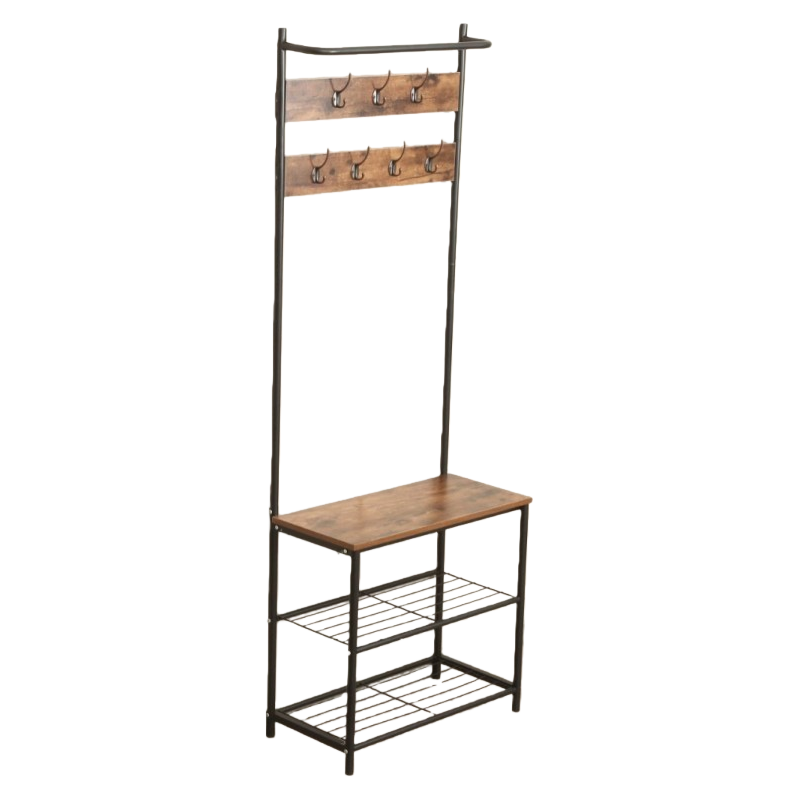 Multi-functional household wardrobe rack, bedroom storage rack, living room entrance storage rack, simple wardrobe rack for storage and organization Item Picture