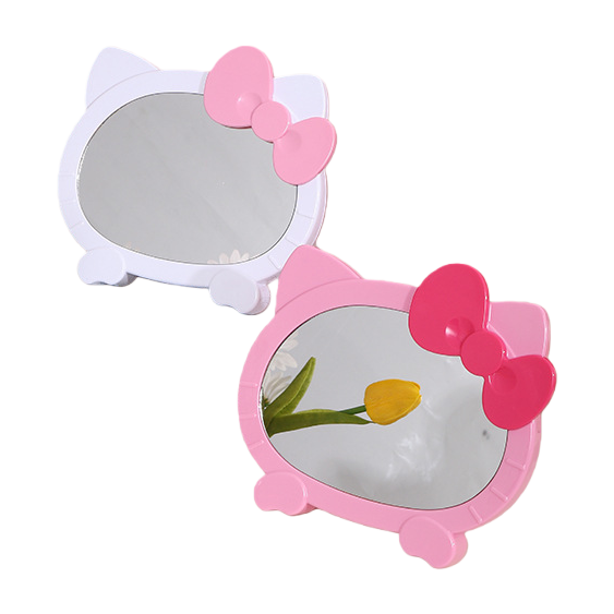 Cute cat-shaped vacuum-formed mirror, large mirror, bathroom mirror, bathroom mirror, LED mirror, washroom Item Picture