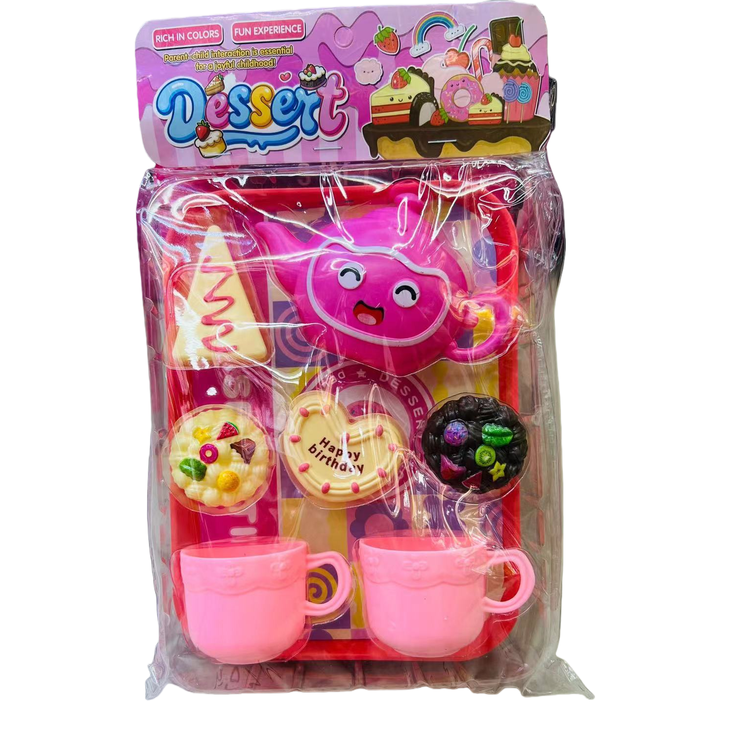 Plants vs. Zombies Dessert Tea Set, Children's toys, Play house, small kitchen toys + kitchenware toys Item Picture