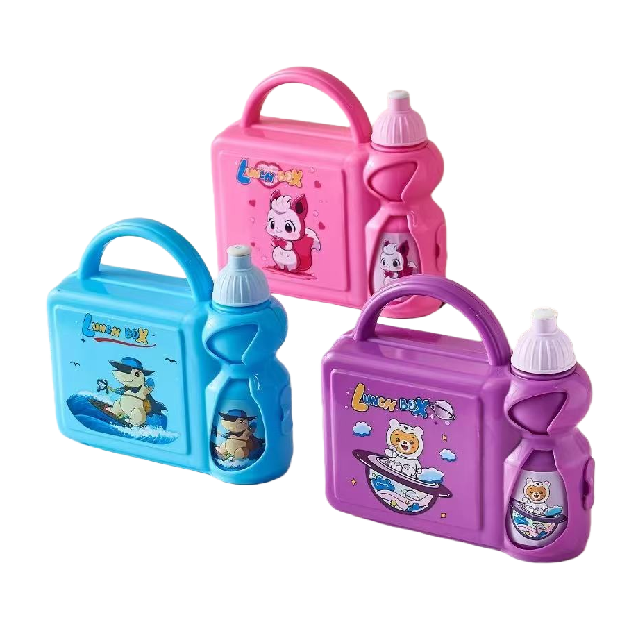 The cartoon design of the daily necessities children's plastic water cup, water bottle and drinking cup is cute Item Picture