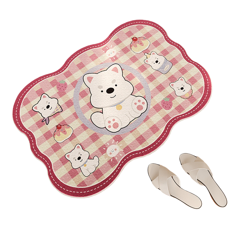 2026 New style plush patchwork combination floor mat, diatom mud hard cushion carpet, soft and anti-slip 163043830 Item Picture