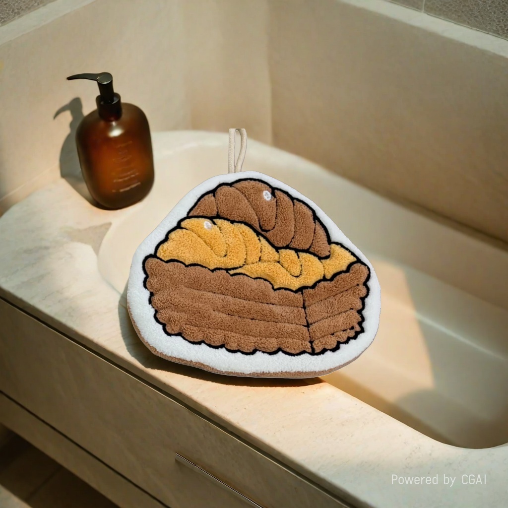 卡通擦手巾/擦手巾/浴巾毛巾/3D红包可爱/面料布匹细节图