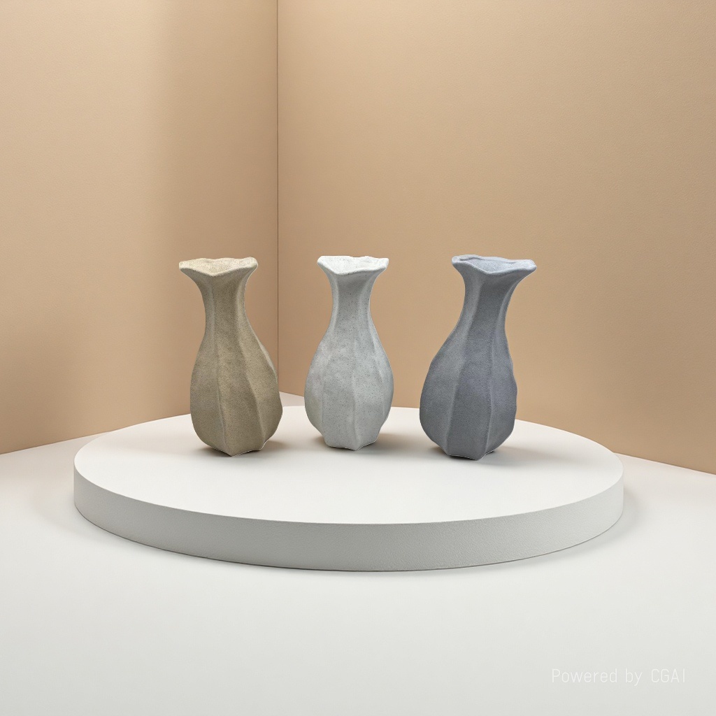 Porcelain vase, sand-glazed pottery, porcelain vase, decorative item, living room flower arrangement, vintage light luxury, artificial flower design sense, niche art sense