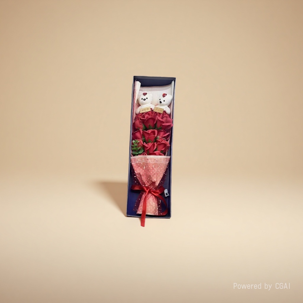 Simulated rose garden rose bouquet paper flowers Application Scenario