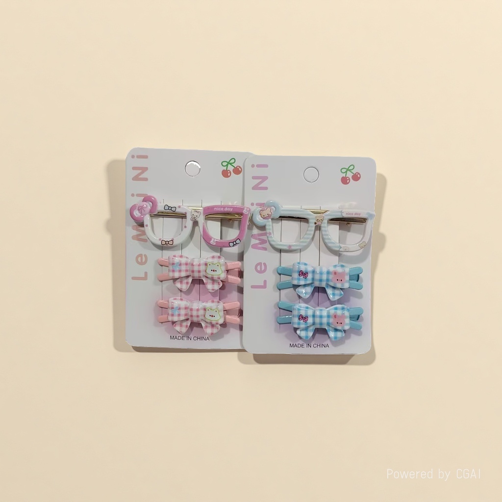 New cute glasses, frame hair clips, sweet and girlish, versatile and practical, a perfect hair styling tool and headwear details Picture