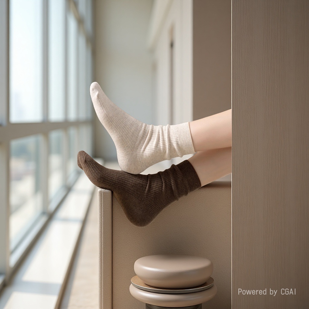 Candy-colored women's socks, mid-calf, ice-cold pile socks, summer thin sequined socks, boneless seam, straight calf, Maillard details Picture