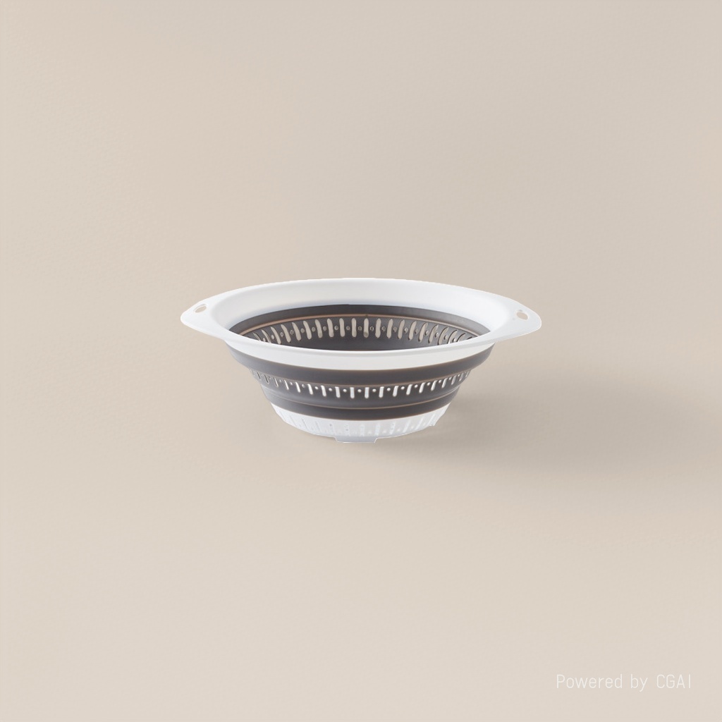 Direct supply from foreign trade manufacturers, simple and fashionable kitchen hanging fruit baskets, vegetable washing baskets, folding draining baskets Item Picture