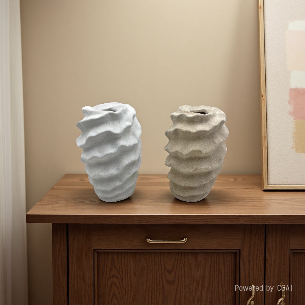 Creative cross-border European-style ceramic sand glaze vase ornaments, home decoration items, TV cabinet ornaments, desktop flower arrangements and flower vases Application Scenario