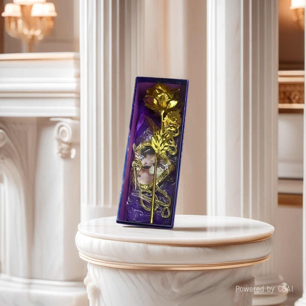 Artificial flower gift box Specification image