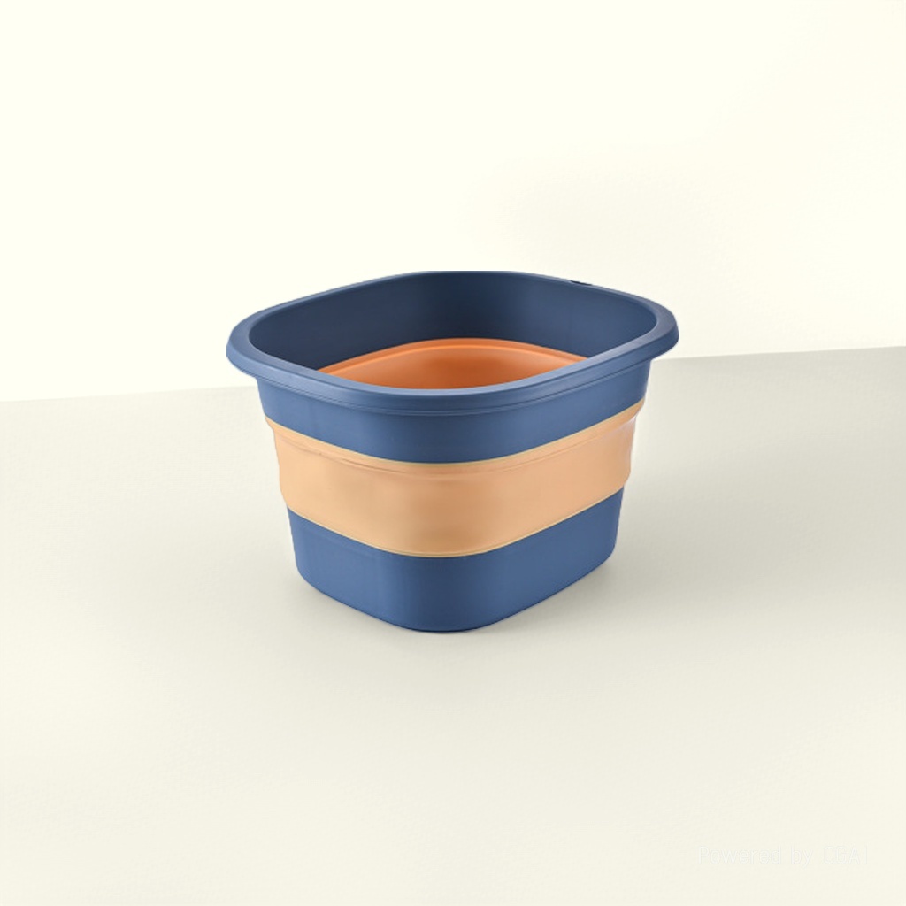 New foldable foot bath tub for foreign trade, household TPE foot bath basin, hand-held massage foot bath basin, portable foot bath tub Specification image