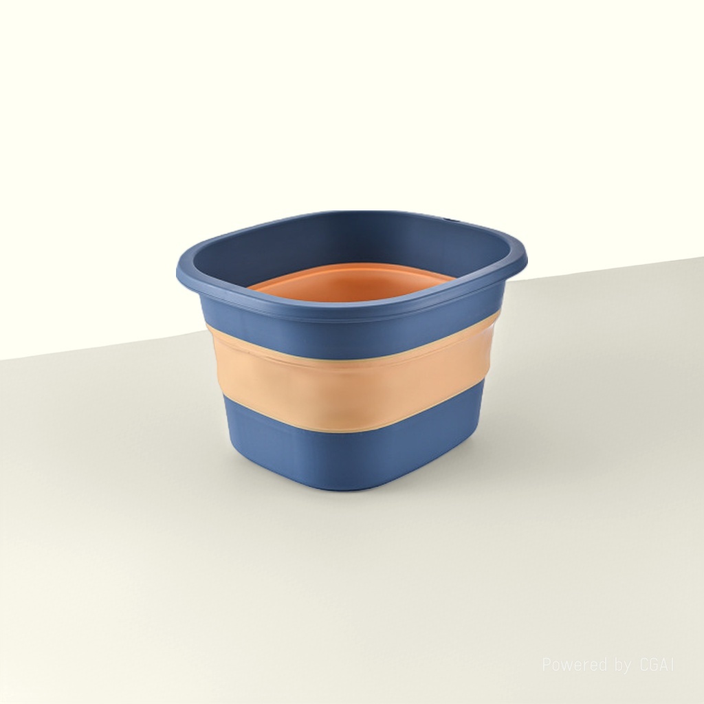New foldable foot bath tub for foreign trade, household TPE foot bath basin, hand-held massage foot bath basin, portable foot bath tub details Picture