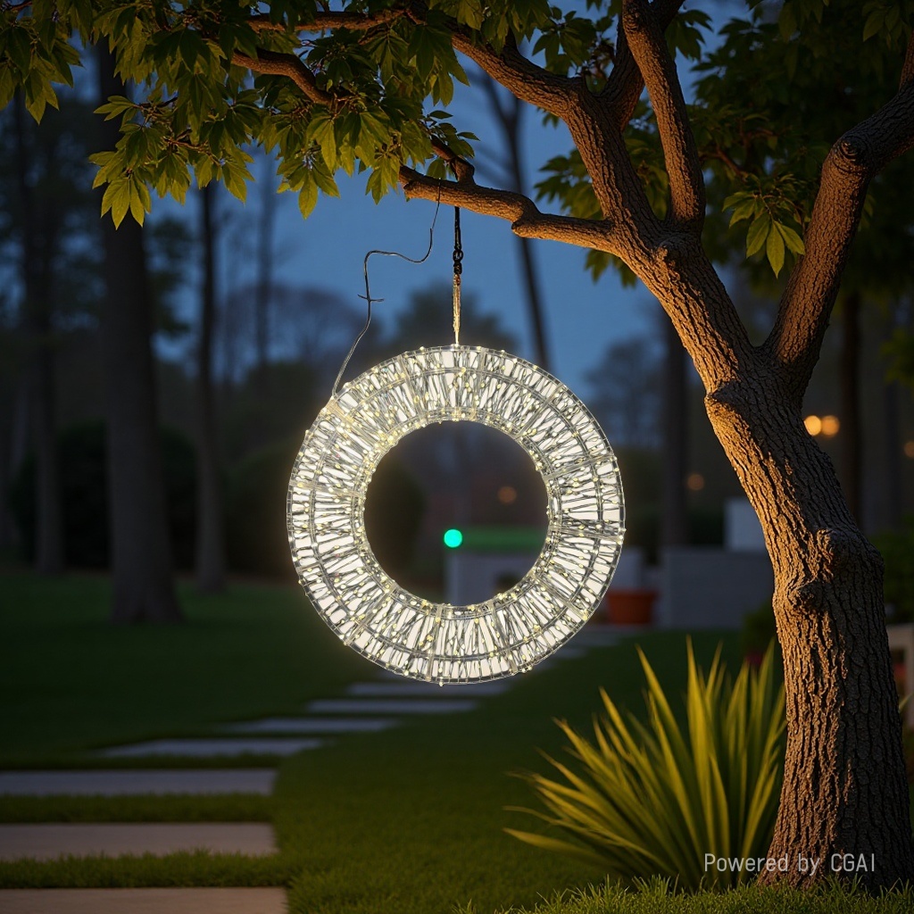 New led copper wire lights, outdoor Christmas decorative lights, string light strips, shopping mall atmosphere lights, Christmas trees details Picture