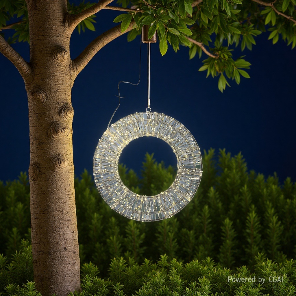 New led copper wire lights, outdoor Christmas decorative lights, string light strips, shopping mall atmosphere lights, Christmas trees Specification image