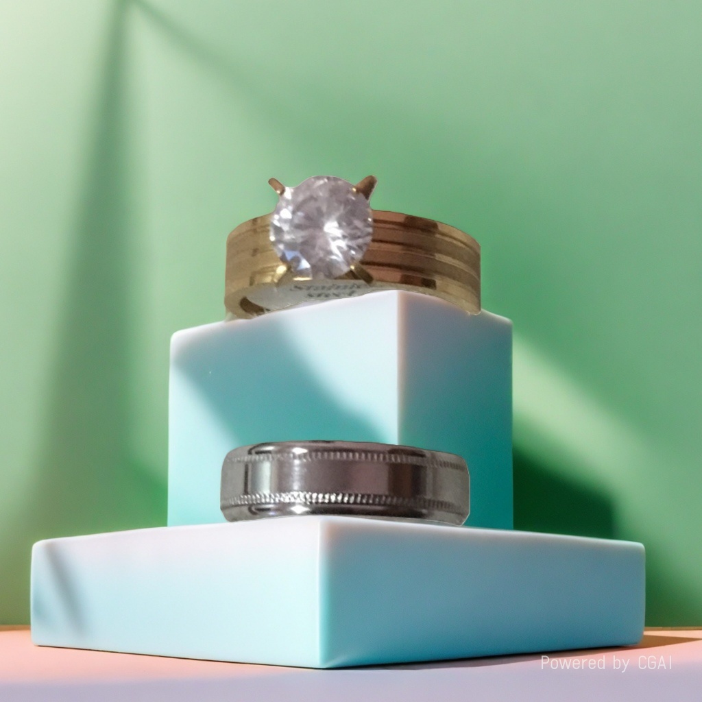 Catholic Saint stainless steel women's ring, simple and fashionable, 105105350 Application Scenario
