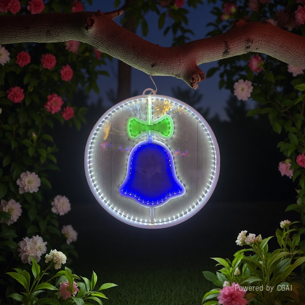 led小串灯/露营氛围灯/灯带/花朵灯罩/圣诞灯饰产品图
