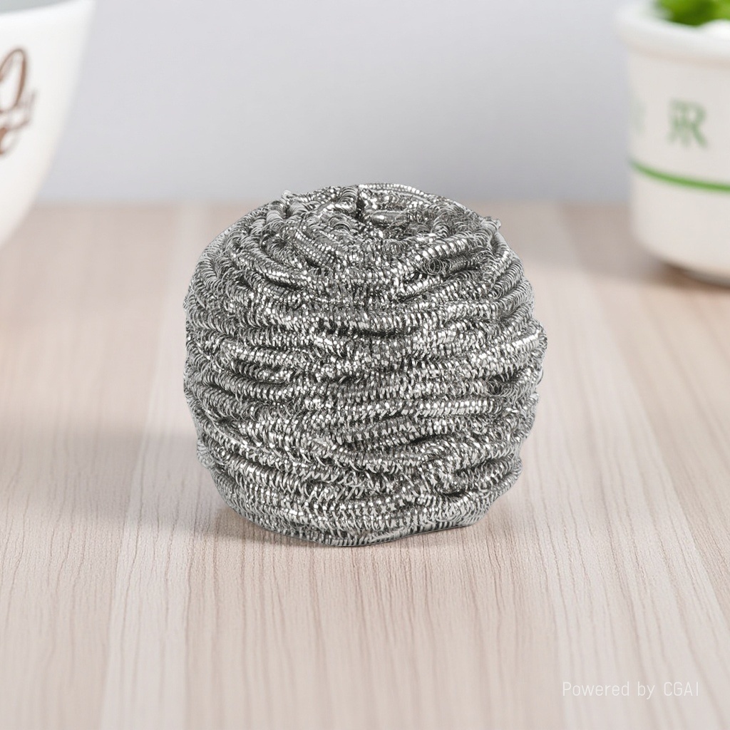 Three-in-one cup, stainless steel wire ball, hard bristle brush, kitchen cleaning supplies Application Scenario