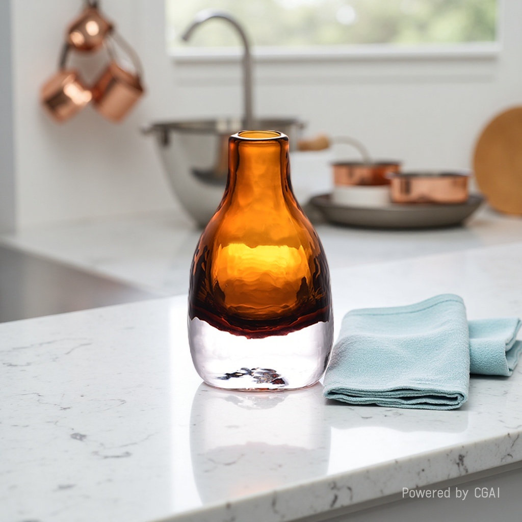 The glass ecological bottle is a simple, beautiful and practical home decoration vase Application Scenario