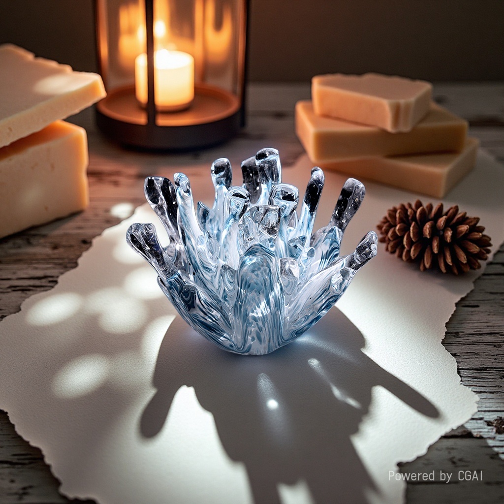 Ocean-themed handcrafted glass products and glass handicrafts details Picture