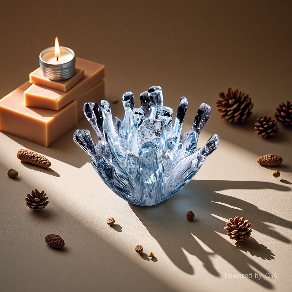 Ocean-themed handcrafted glass products and glass handicrafts